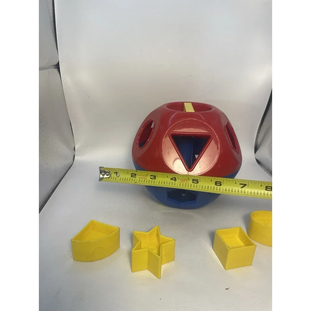 Vintage Tupperware Shape-O Toy Ball Shape Sorter InCOMPLETE 4 Piece Only 6